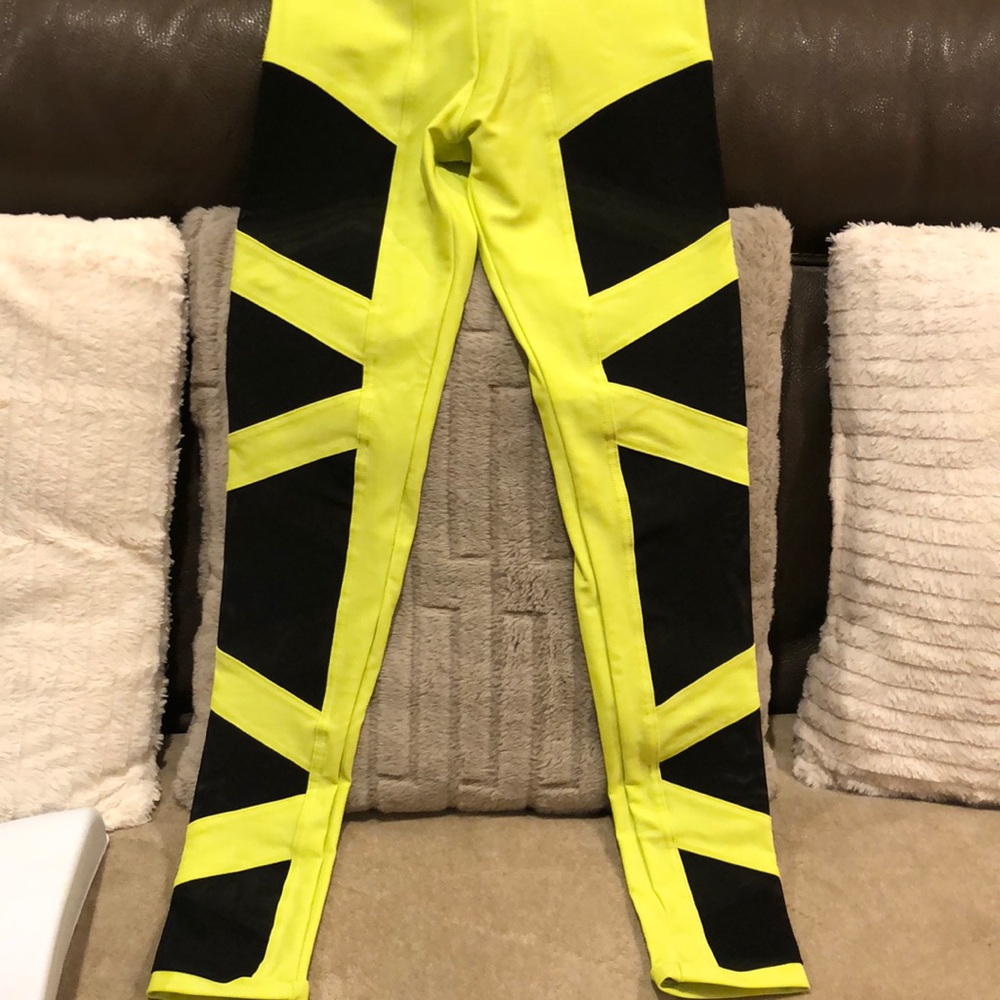 Bona Fide Leggings, with combination of see-through fabric.